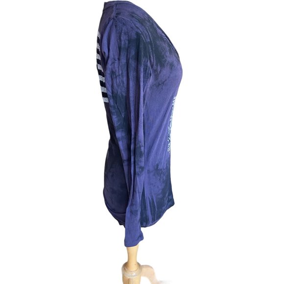 Archaic by Affliction Free Air Y2K Tattoo Graphic Eagle US Flag Grunge Top-L - Picture 7 of 15